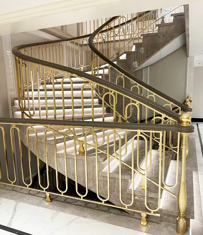 Why Is a Luxury Design Aluminum Carved Stair Handrail a Must-Have for Modern Homes